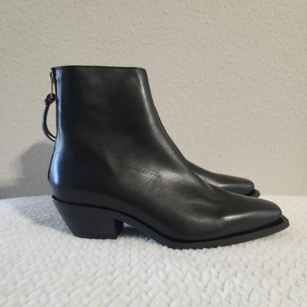 AllSaints NWOB Women’s Lenora Leather boots square toe size 40 (US 10)